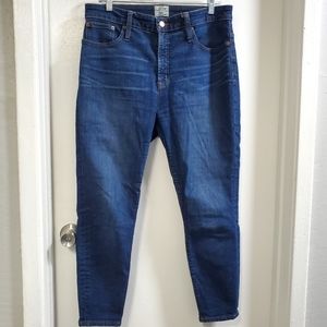 J Crew Curvy Toothpick jeans size 32 petite